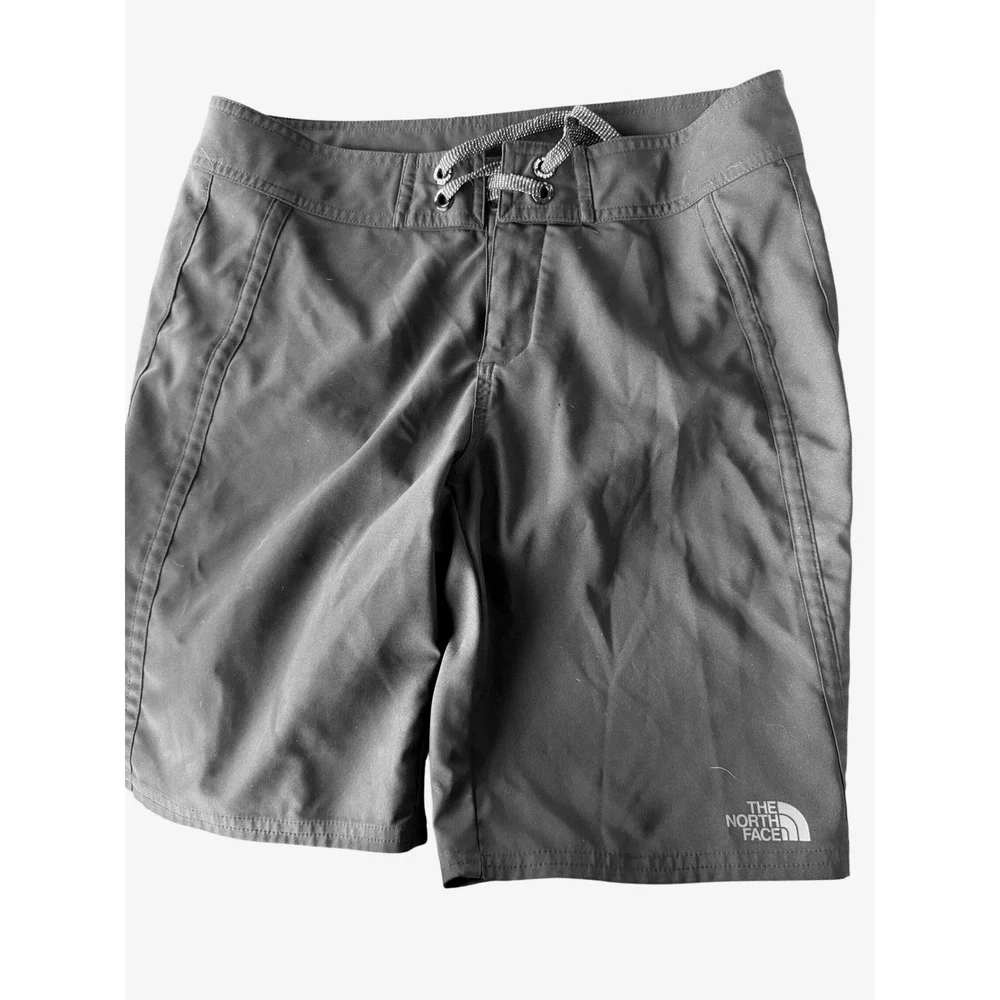 The North Face Womens Black Board‎ Shorts Athletic Swim Surf Hike 30" waist sz.4 - Picture 2 of 9